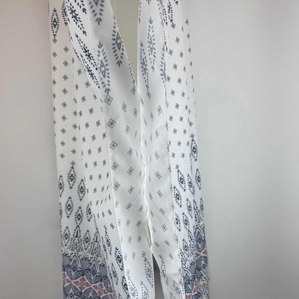 CUPSHE Boho Border Print Cover-Up with Coral Trim Size-Large - Picture 10 of 16